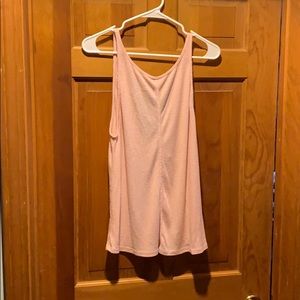 Pink free people tank